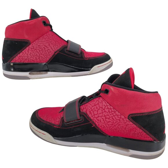 Nike Air Jordan Flightclub 602661-601 Red Black 10.5 Athletic High-Top Sneakers - Picture 8 of 15